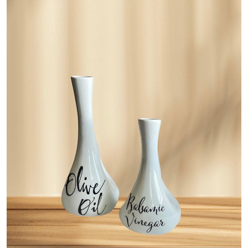 COLLECTABLE "ROSANNA" Olive Oil / BALSAMIC VINEGAR DECANTER SET